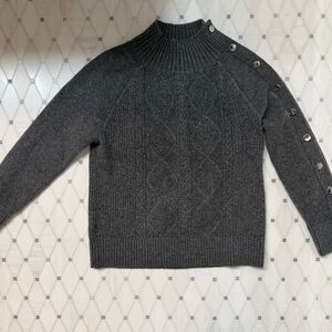 Talbots Charcoal Knit Sweater